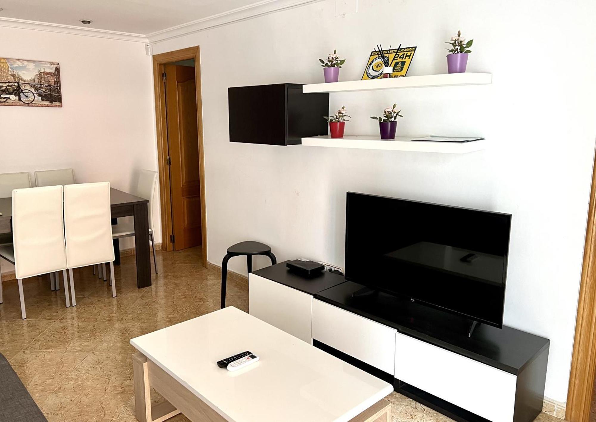 Moderno Y Acogedor Apartamento Para 6 Personas Valencia Exterior foto